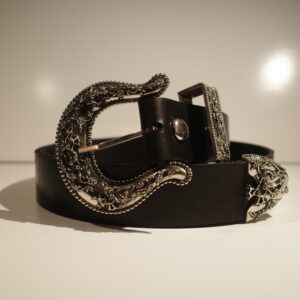 Rose Cross Belt Buckle